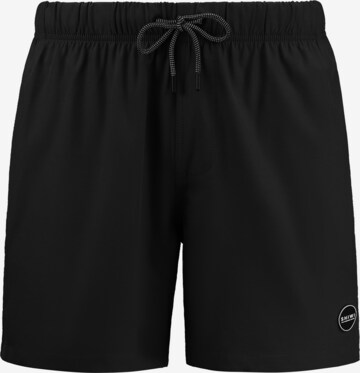 Shiwi Board Shorts 'easy mike solid 4-way stretch' in Schwarz: predná strana