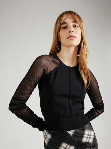 PINKO Sweater 'Maglia' in Black: front