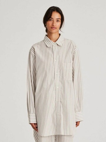 Chemise de nuit 'Rosa' Gai+Lisva en blanc : devant