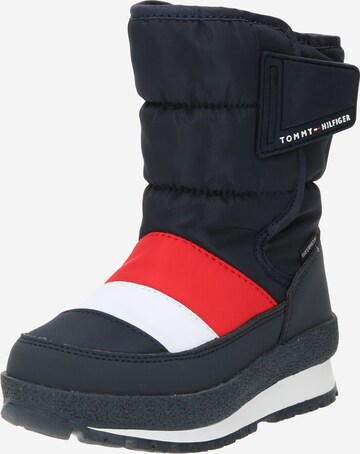 TOMMY HILFIGER - Botas de nieve en azul: frente