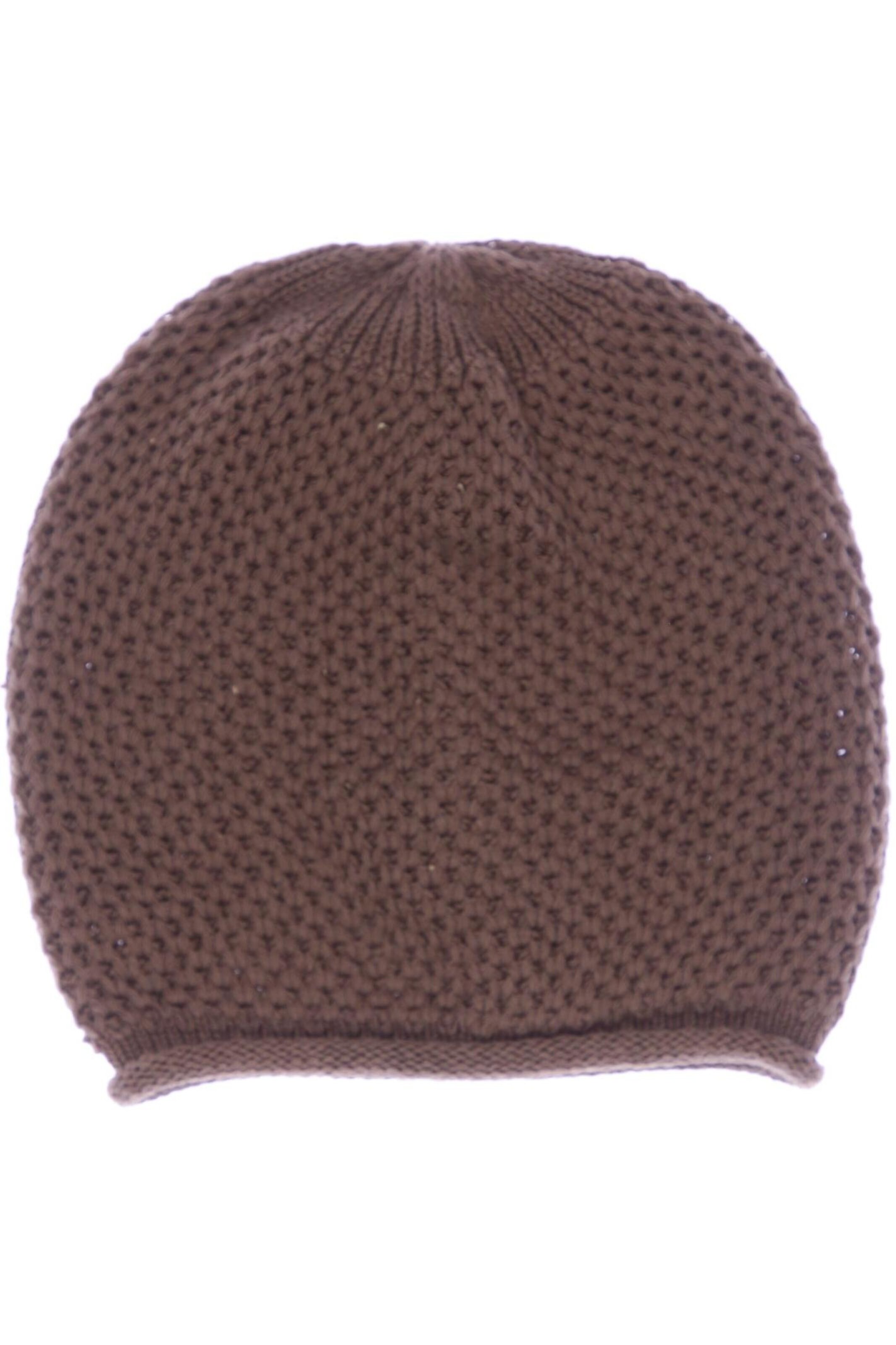 HempAge Hat & Cap in One size in Brown: front