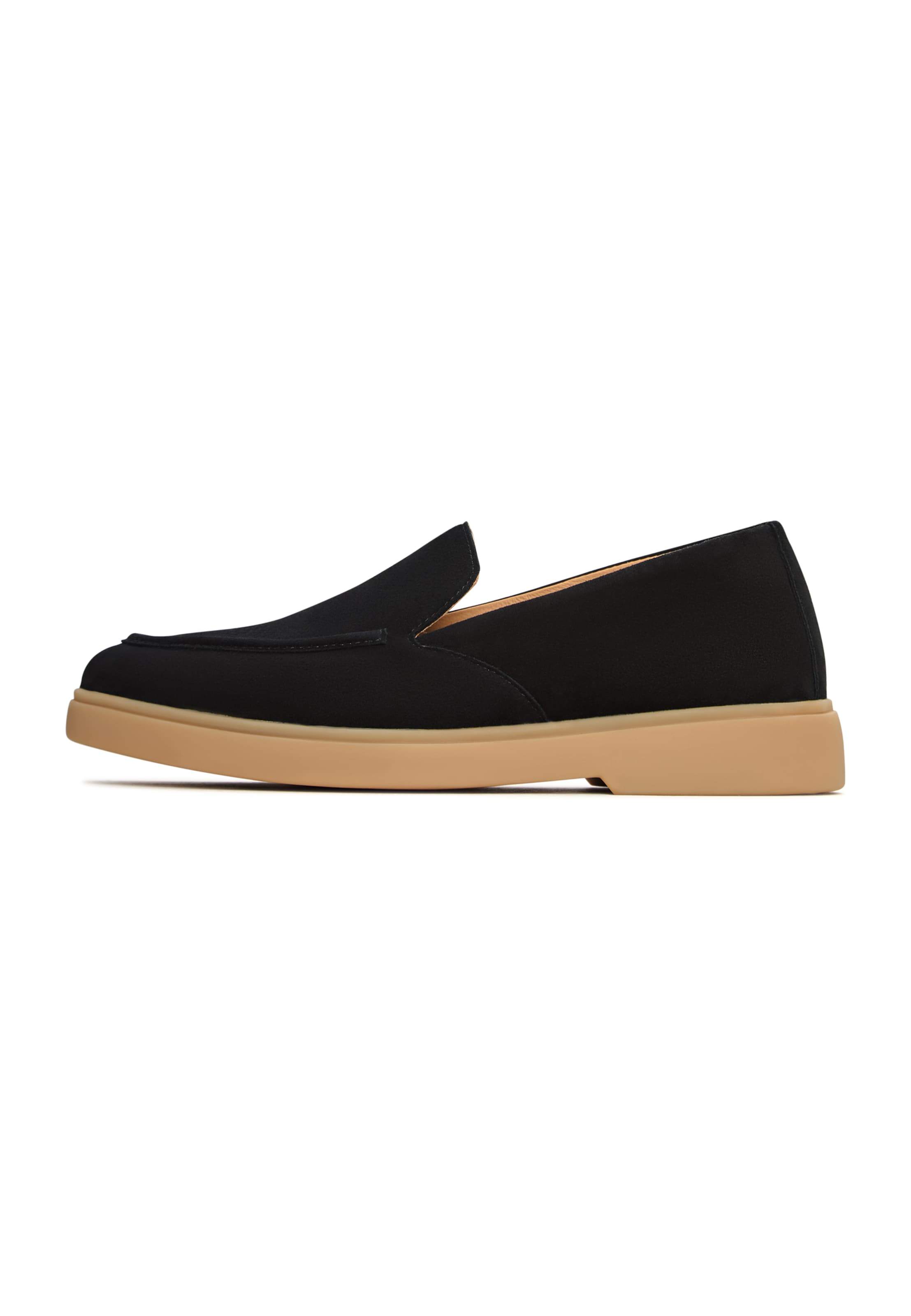 CESARE GASPARI Slipper in Schwarz: Vorderseite