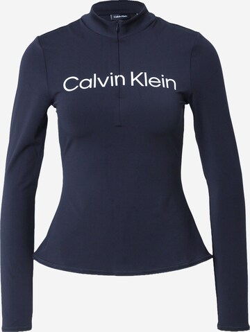 Calvin Klein Sport Performance Shirt in Black: front