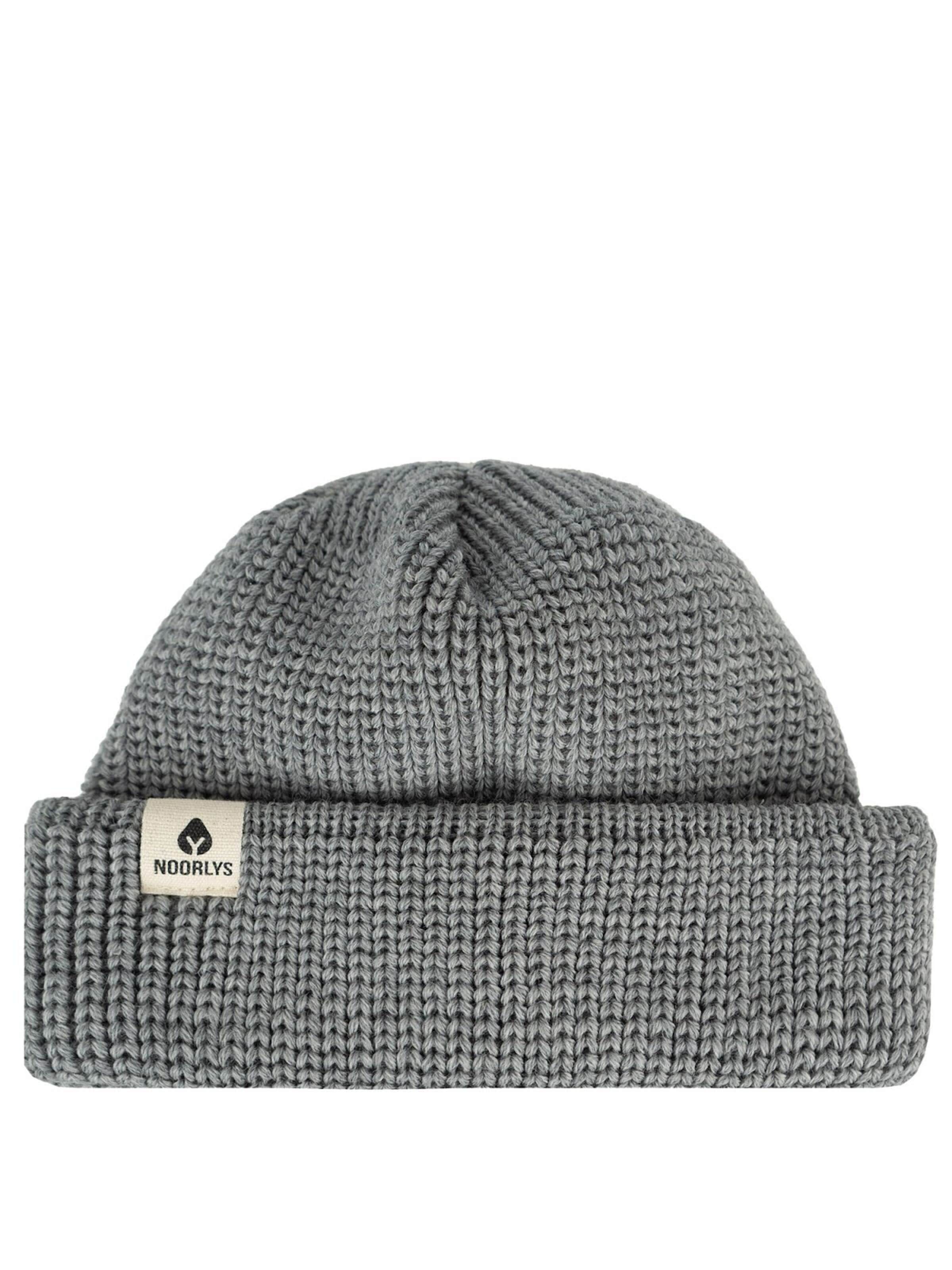 NOORLYS Beanie 'LUAN' in Grey: front