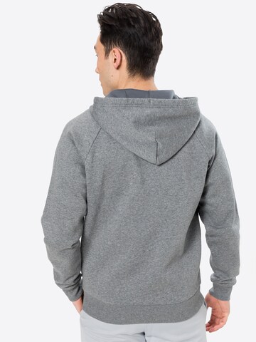 UNDER ARMOUR Athletic Zip-Up Hoodie 'Rival' in Grey