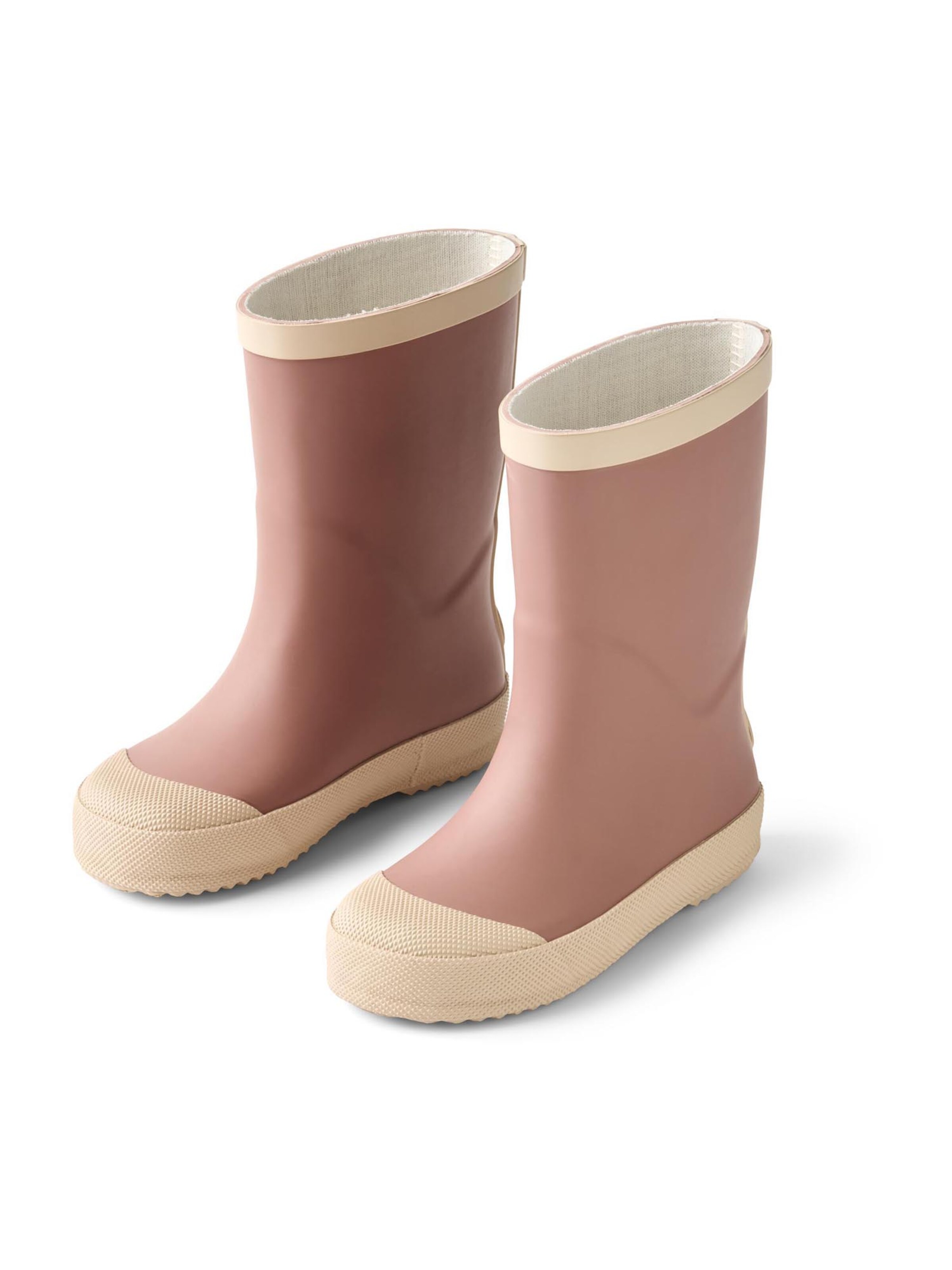 WHEAT Regenlaarzen 'Muddy' in Roze: voorkant