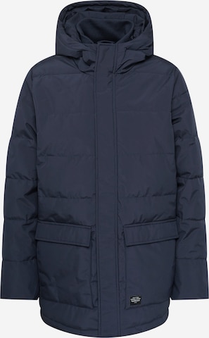 Casual Friday Winter Jacket in Blue: front