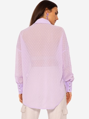 SASSYCLASSY - Blusa en lila