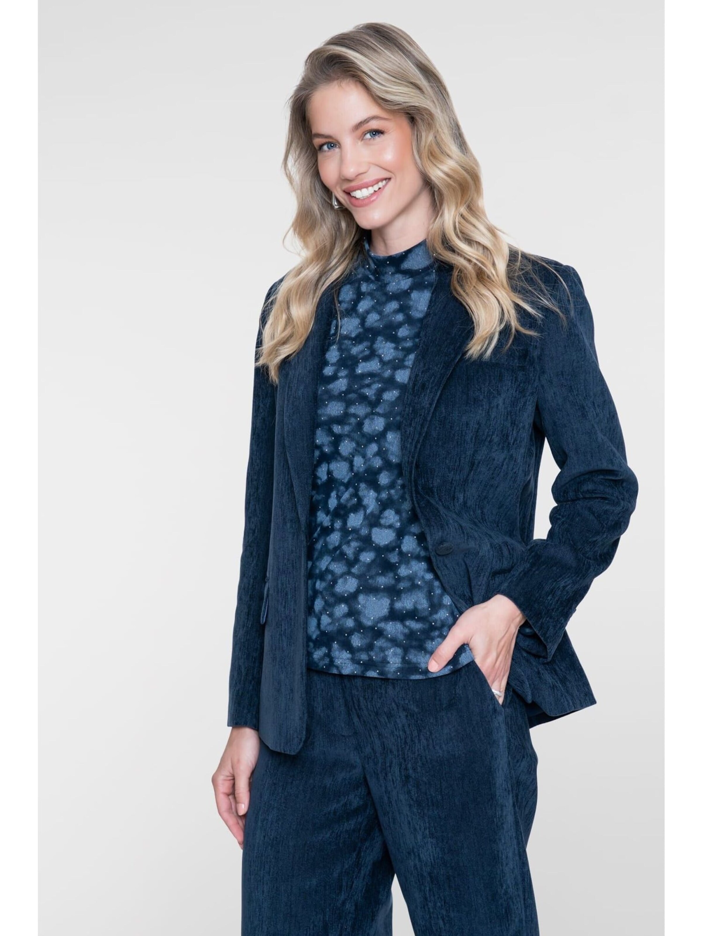 Geisha Top in Blauw