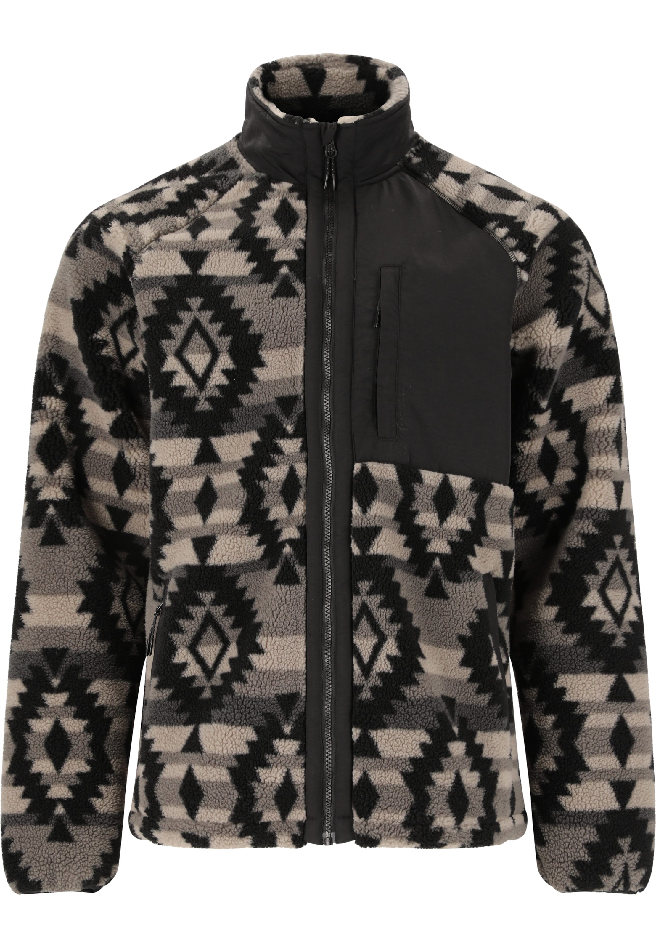 Whistler Fleece Jacket 'Ellison' in Black: front