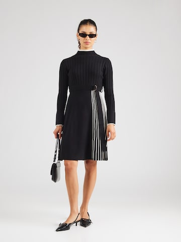 Rochie tricotat 'CASSANDRE' de la Derhy pe negru