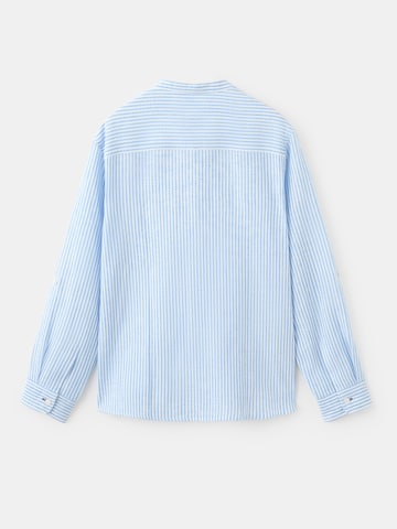 MANGO KIDS Regular fit Button Up Shirt in Blue