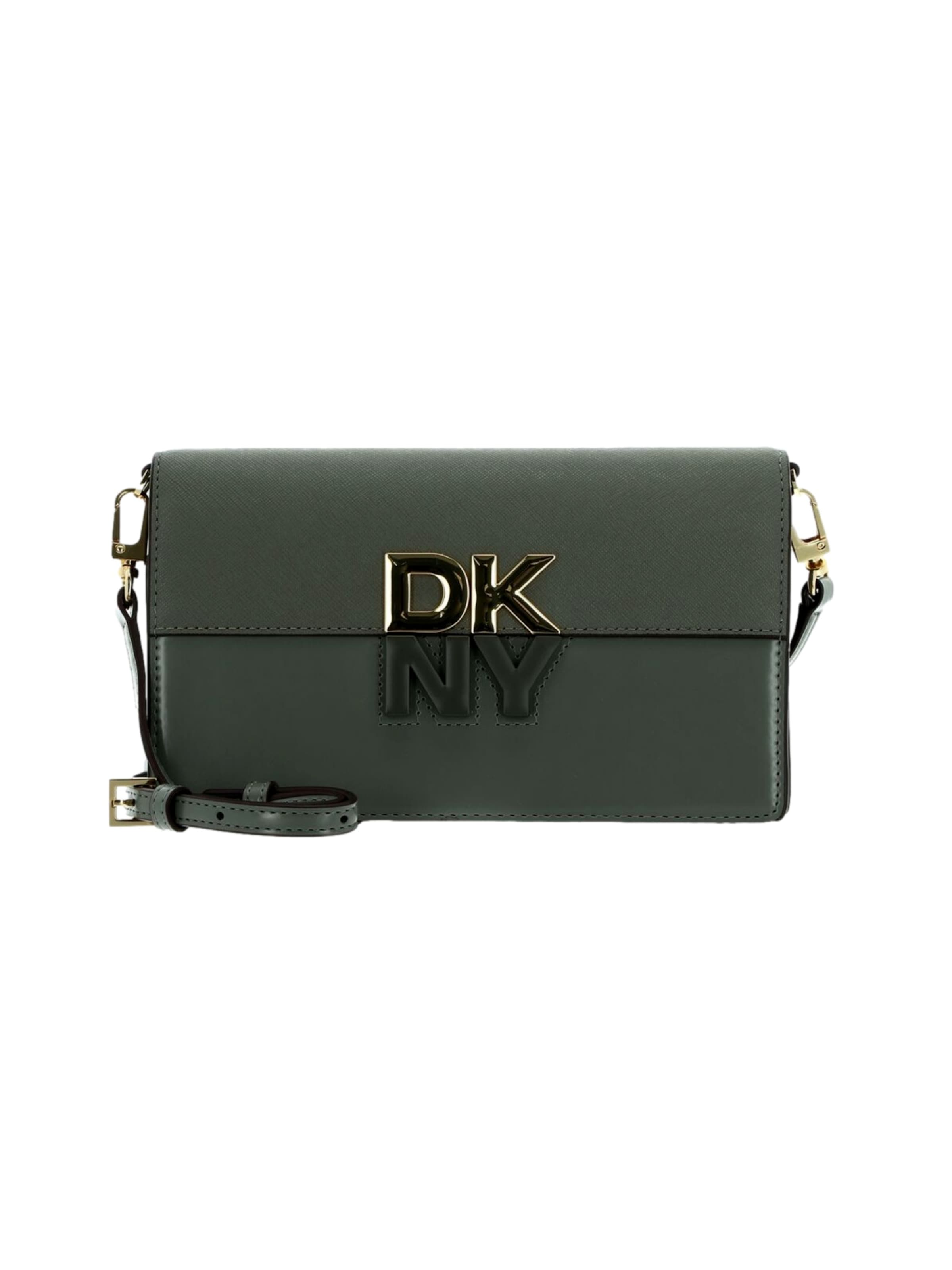 DKNY - Bolso de hombro 'Echo' en verde: frente