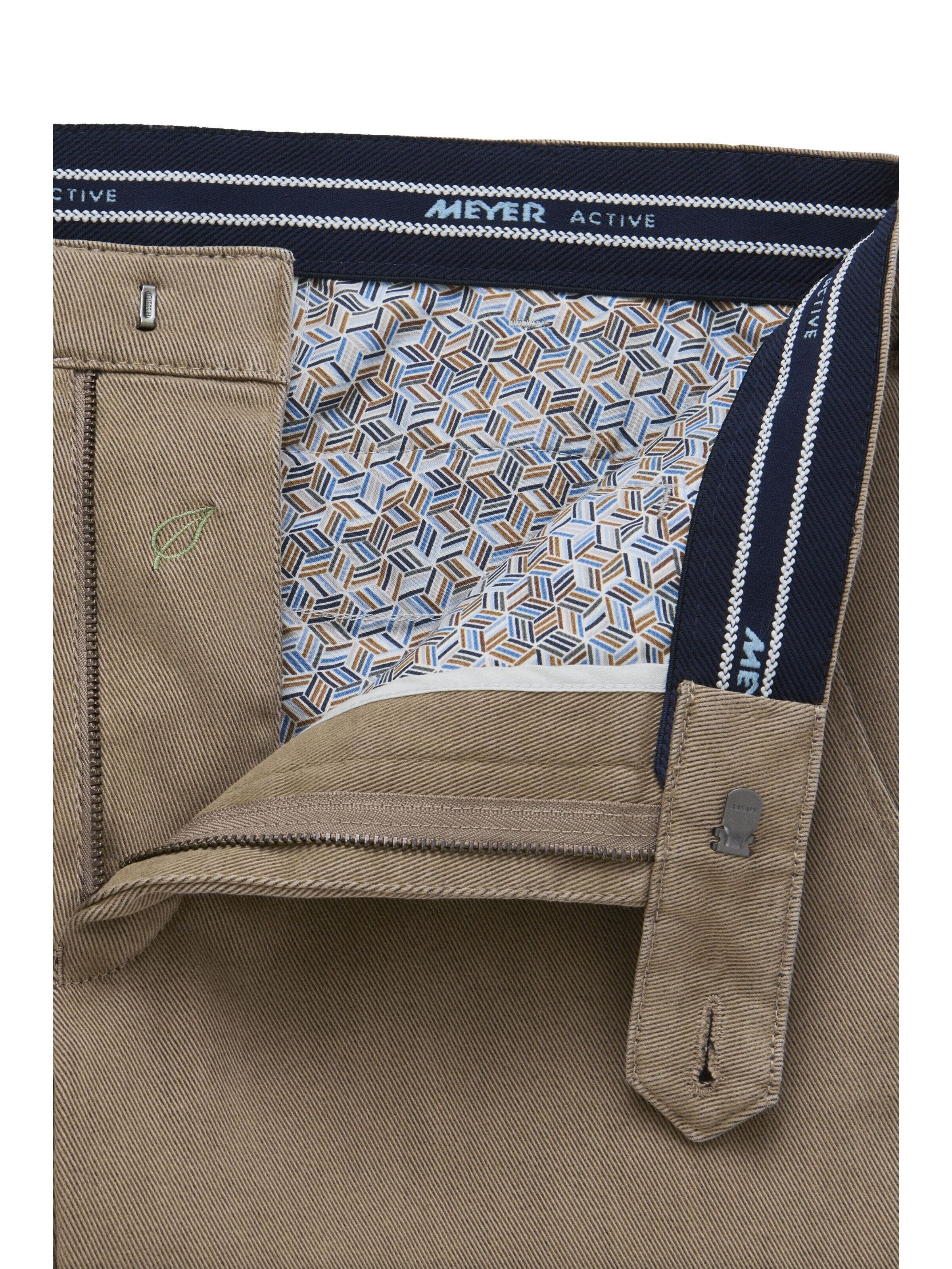 Regular Pantalon chino 'Bonn 2-3615' MEYER en gris