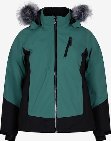 Zizzi Sportjacke in Grün: predná strana