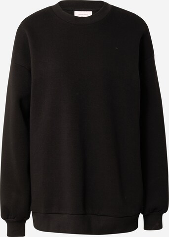 Gina Tricot Sweatshirt in Black: front