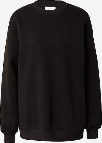 Gina Tricot Sweatshirt in Black: front