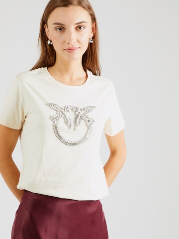 PINKO Shirt 'QUENTIN' in Wit: voorkant