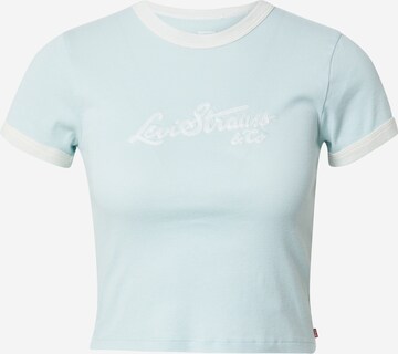 LEVI'S ® Shirts 'Graphic Ringer Mini Tee' i blå: forside