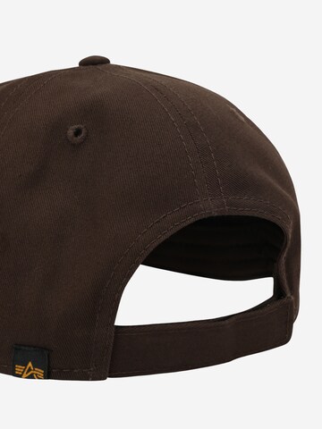 Casquette ALPHA INDUSTRIES en marron