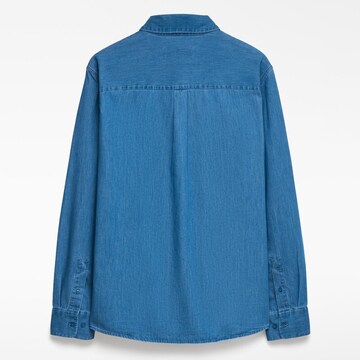 Coupe regular Chemise Adolfo Dominguez en bleu