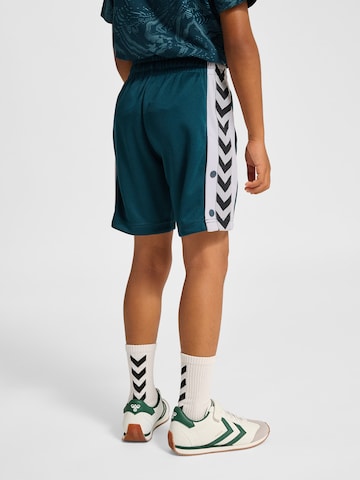 Regular Pantalon de sport Hummel en vert