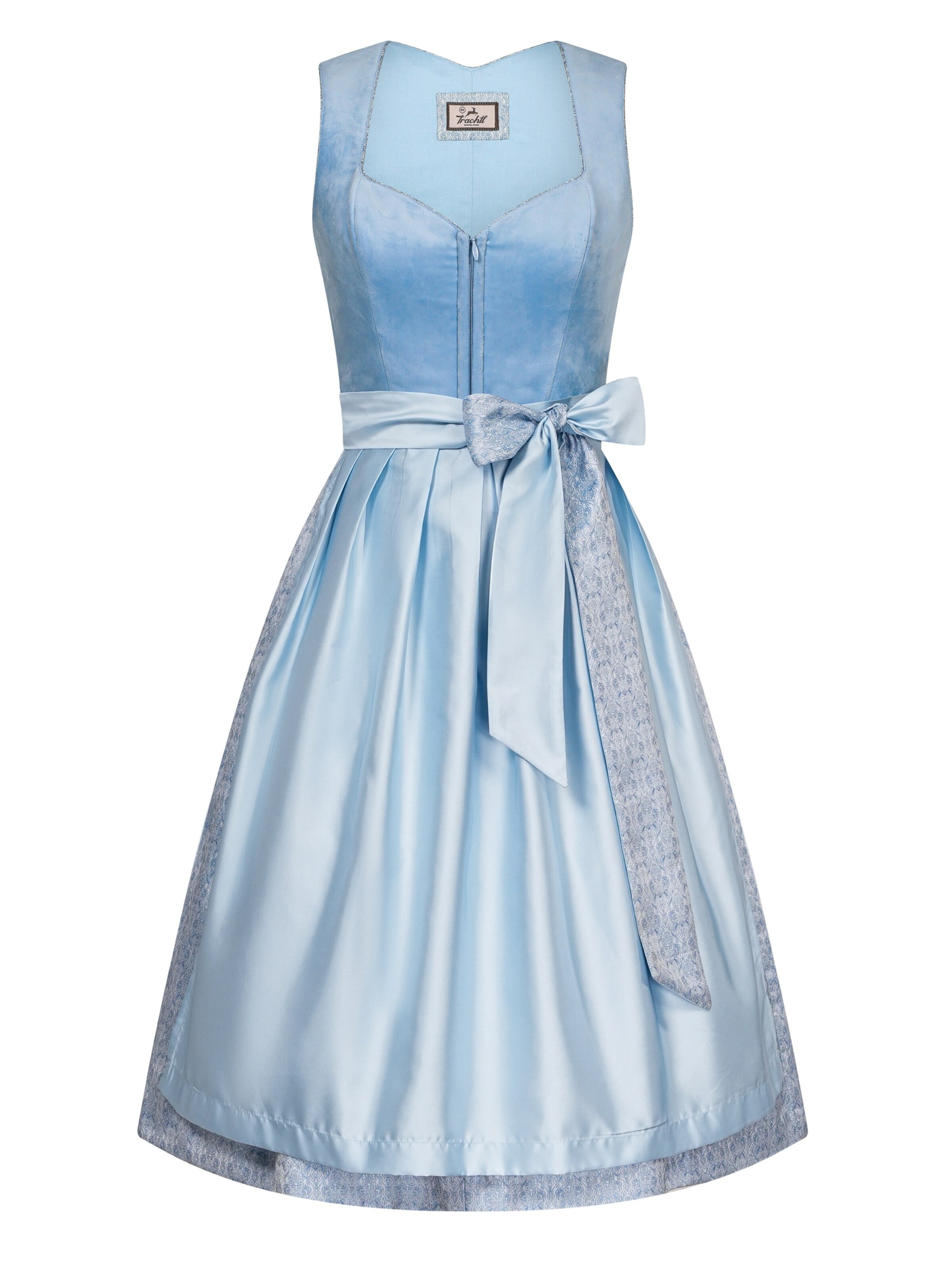 Trachtl Dirndl 'Trachtenkleid Babsi' in Blue: front