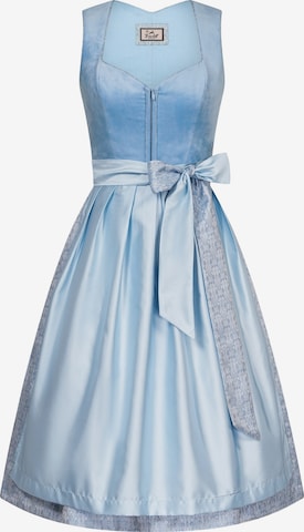 Trachtl Dirndl 'Trachtenkleid Babsi' in Blue: front