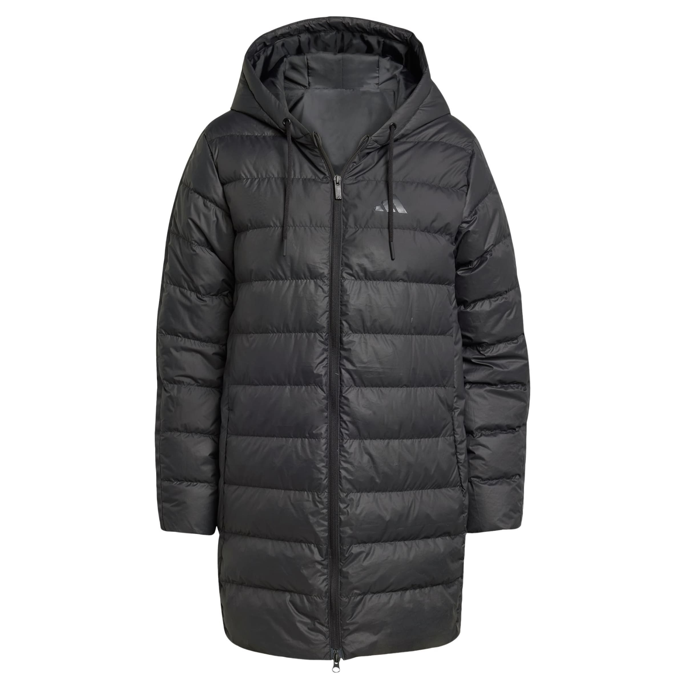 ADIDAS SPORTSWEAR - Abrigo de montaña 'Essentials' en negro: frente