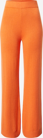 Bootcut Pantalon 'Lunette' EDITED en orange : devant