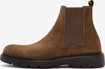 Chelsea Boots Derimod en marron : devant