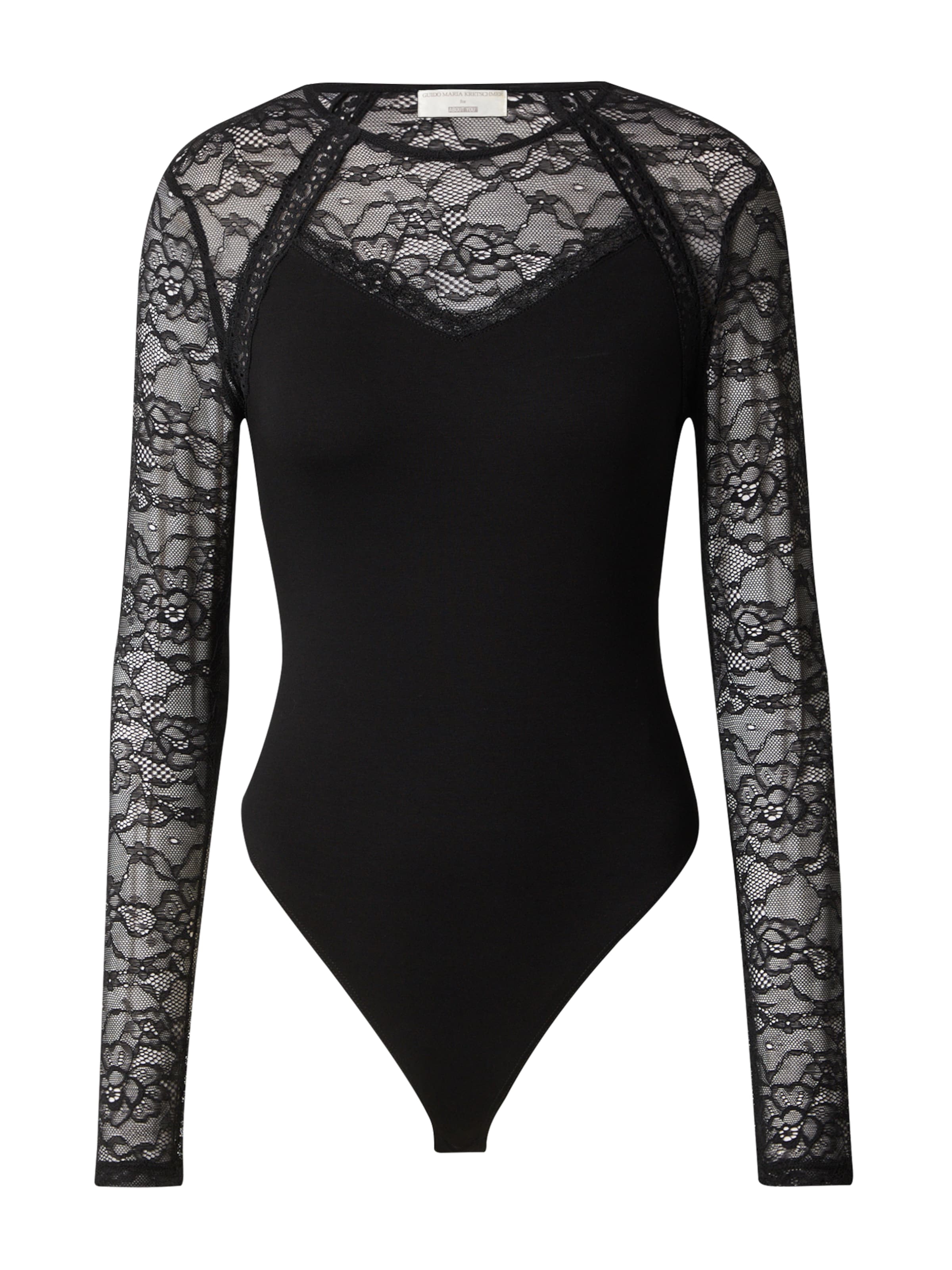 Body a maglietta 'Doreen' Guido Maria Kretschmer Women di colore nero, Visualizzazione prodotti