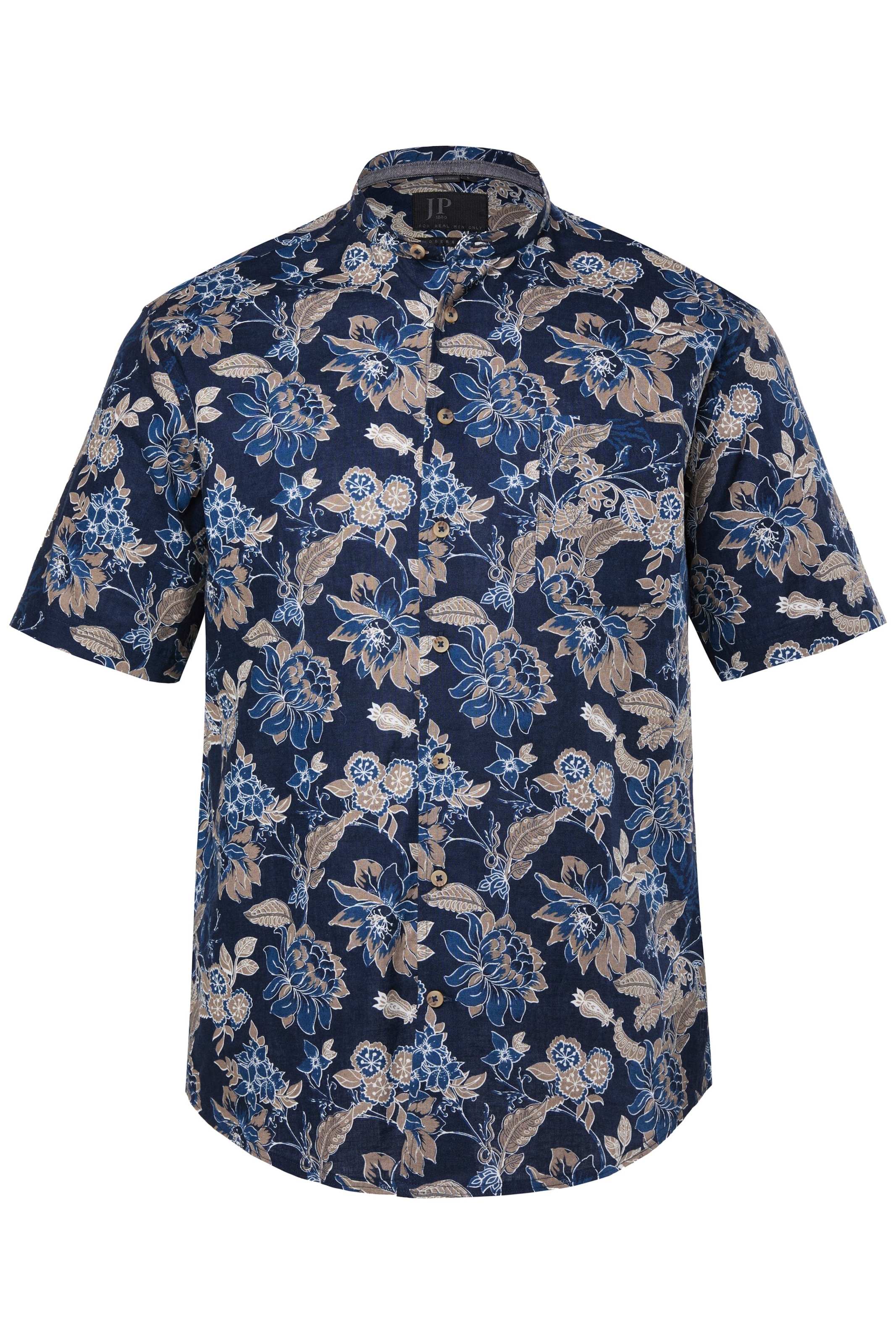 JP1880 Regular Fit Hemd in Blau: Vorderseite