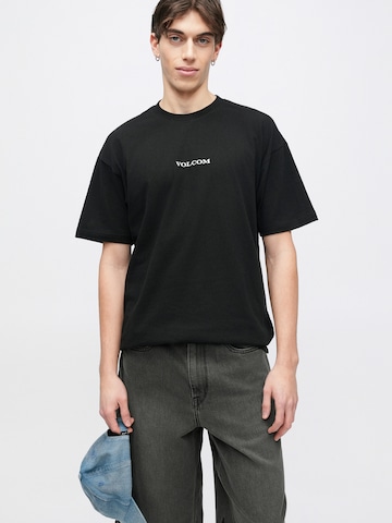 juoda Volcom Marškinėliai