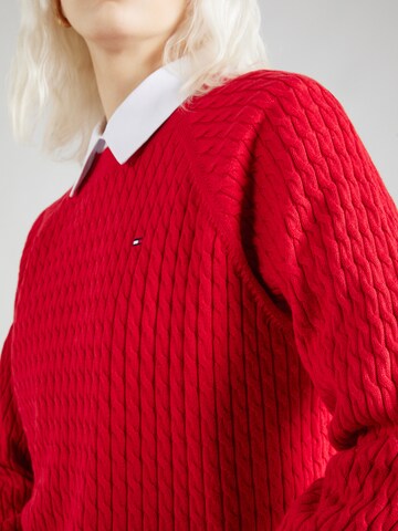 TOMMY HILFIGER Sweter w kolorze czerwony