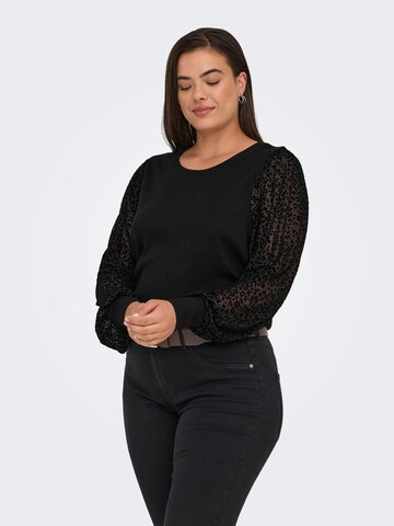 ONLY Carmakoma Bluse 'CARVelena' i sort: forside