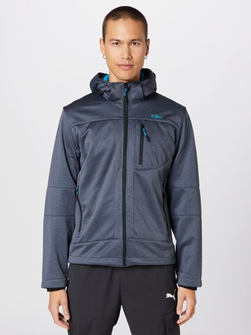 Veste outdoor CMP en bleu : devant