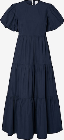 YAS Рокля 'YASCOLEA' в синьо: отпред