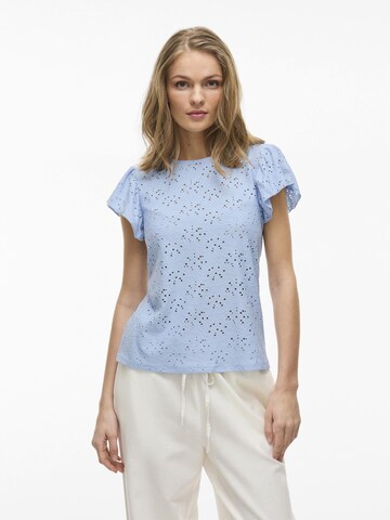 VILA Blouse in Blue: front