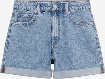 MANGO Regular Shorts in Blau: predná strana