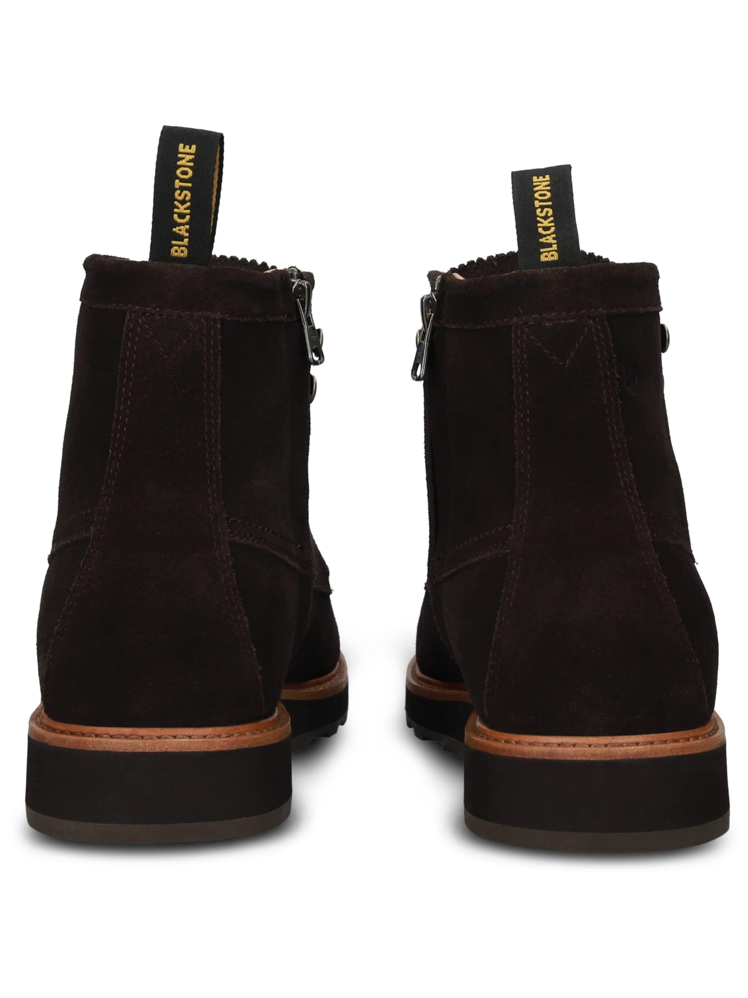 BLACKSTONE - Botas con cordones 'PERIDOT ASHER HIGH' en marrón