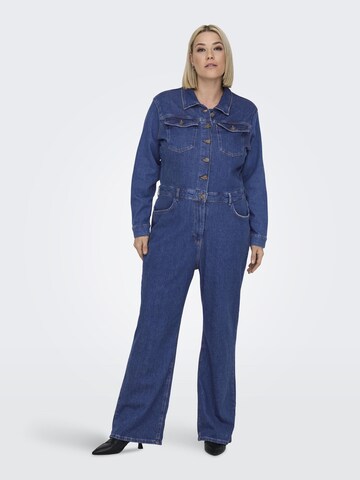 ONLY Carmakoma Jumpsuit 'Poppy' i blå: forside