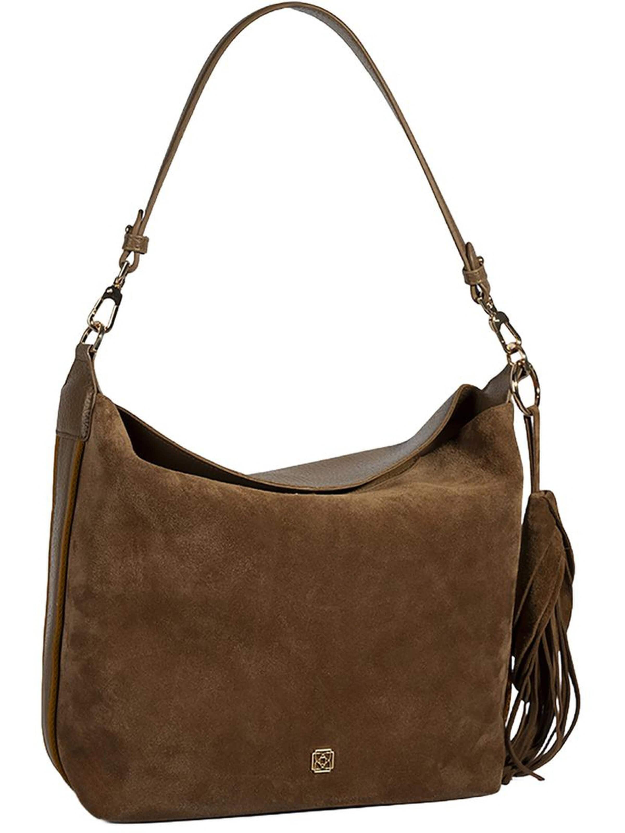 Desa Schoudertas 'Umhängetasche' in Beige