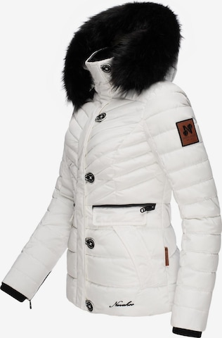 NAVAHOO Winter jacket 'Wisteriaa' in White