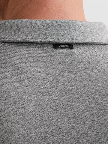 VANGUARD - Jersey 'Pullover in cotton/modal with polo collar' en azul