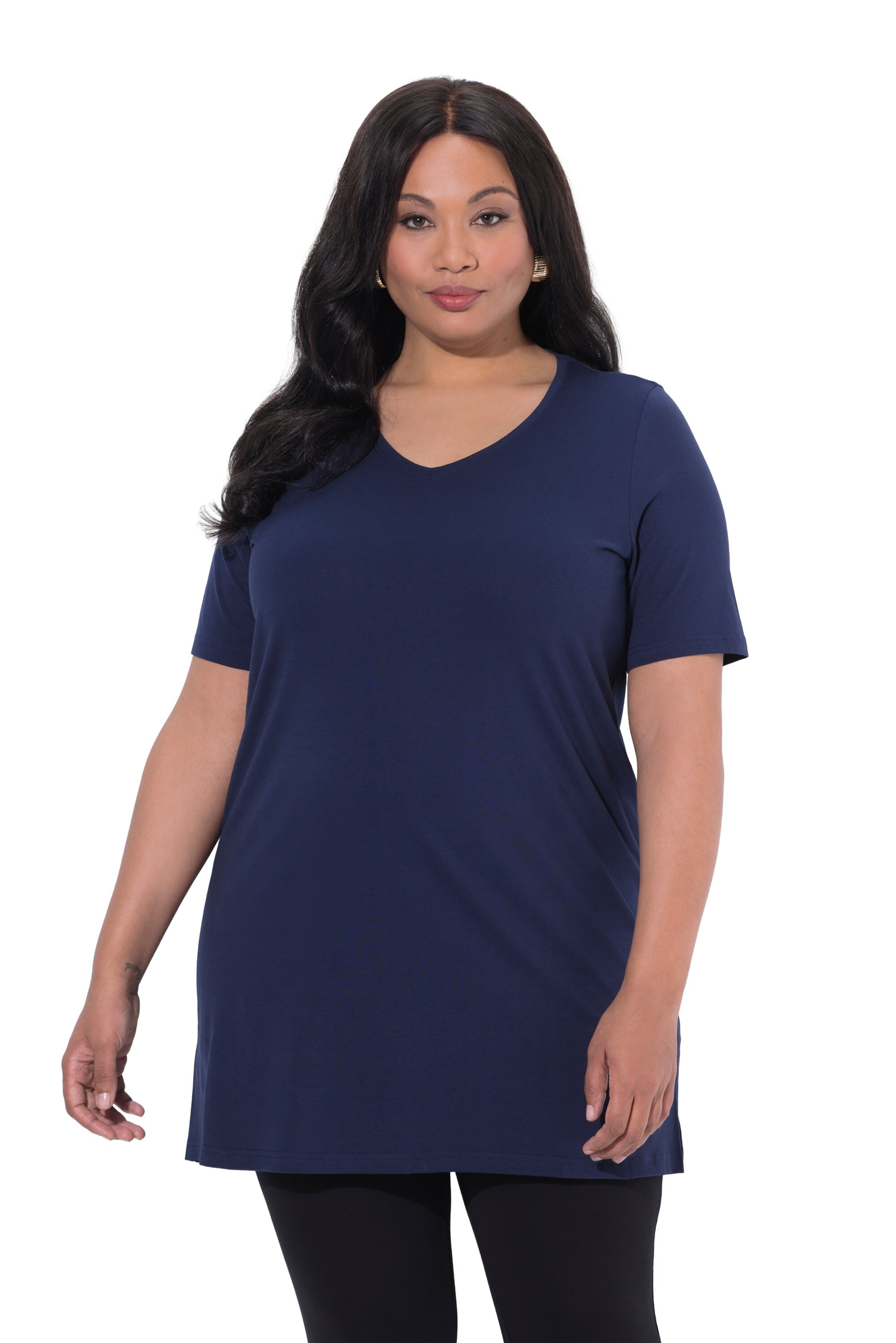 Ulla Popken Shirt in Blau: Vorderseite