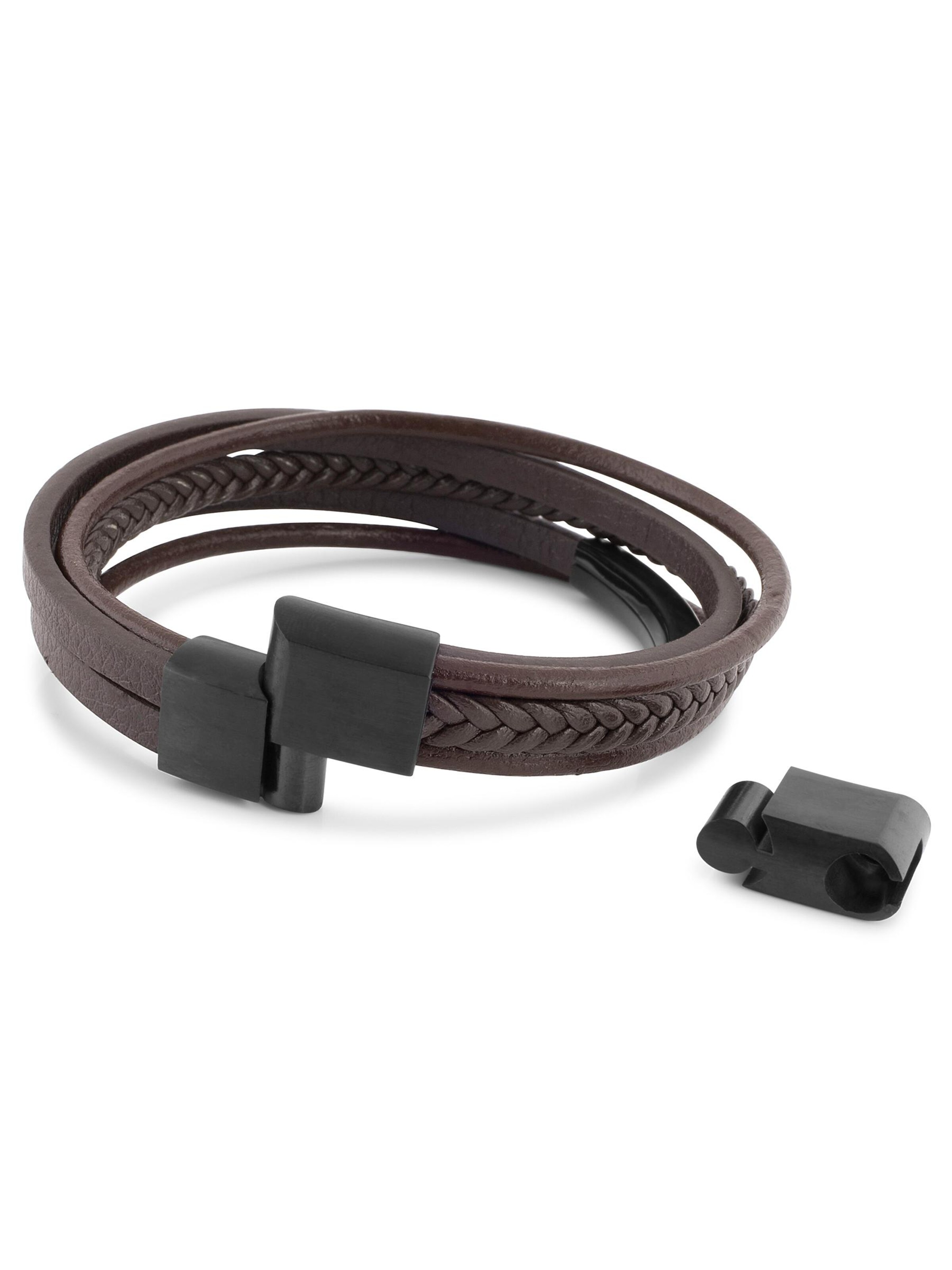 Akitsune Bracelet 'Punisher' in Brown