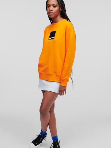 KARL LAGERFELD JEANS Sweatshirt i orange
