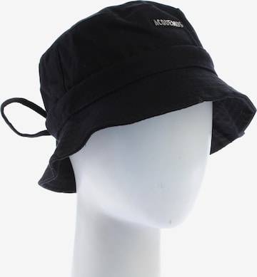 Jacquemus Hut XS-XXL in Schwarz: Vorderseite