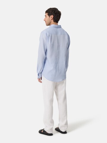 CASH-MERE.CH Comfort fit Overhemd in Blauw